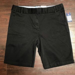 IZOD Bar Harbor Black Bermuda Shorts